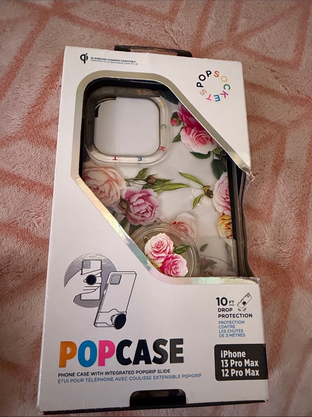 PopSocket White and Black Swap Charger PopGrip Packaging